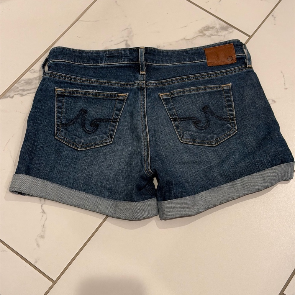 AG The Hailey Ex-Boyfriend Roll Up Jean Shorts - Picture 5 of 9